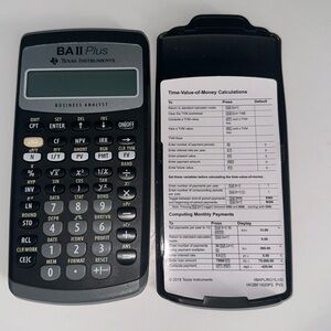 BA II Plus Calculator by Texas Instruments